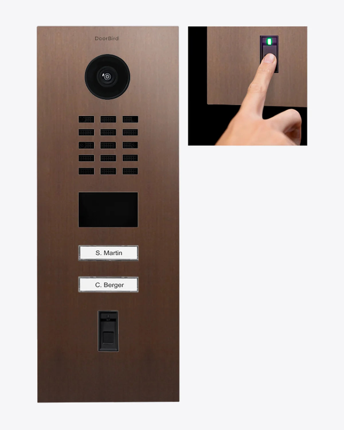 D2102FV Fingerprint 50 Surface-mount IP Video Intercom