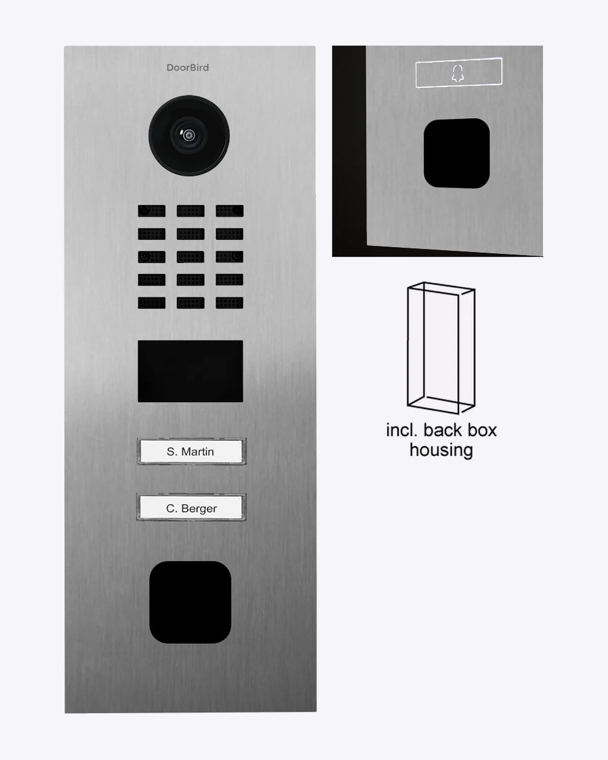 D2202FV EKEY sLine Flush-mount IP Video Intercom