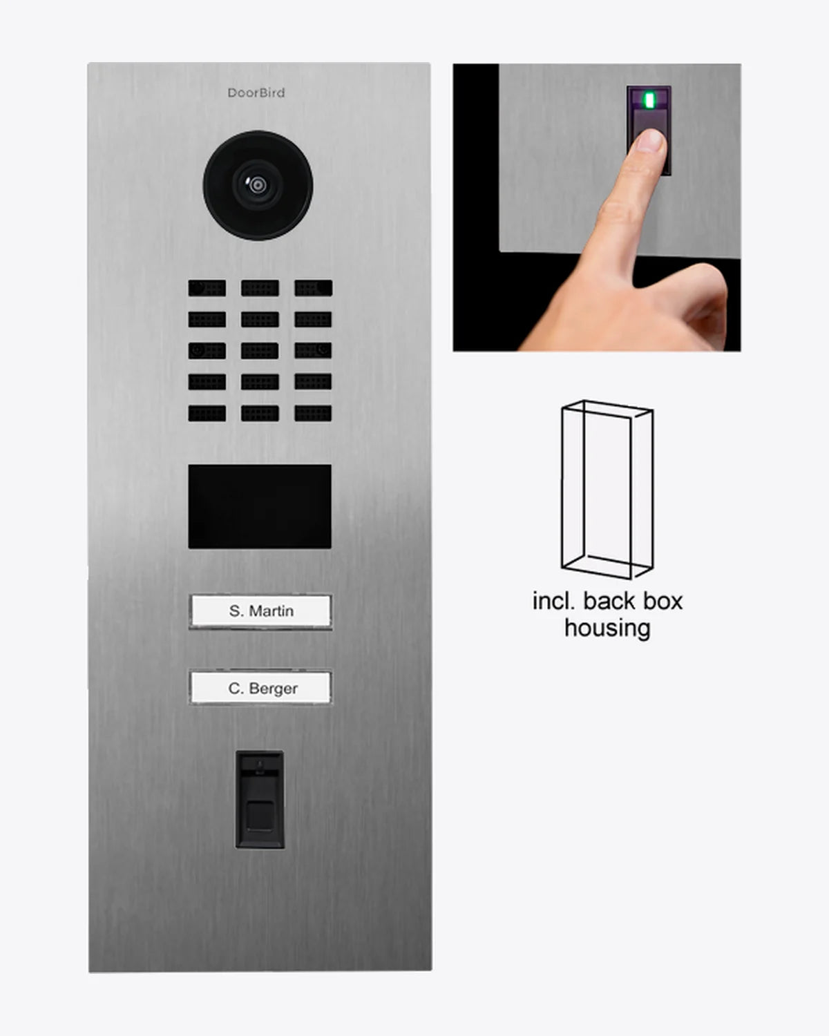 D2202FV Fingerprint 50 Surface-mount IP Video Intercom