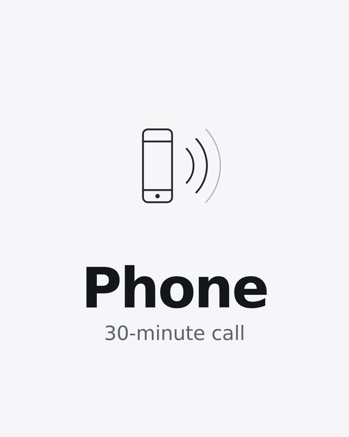 Phone Consultation (30 minutes)