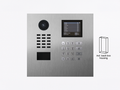 D22DKH Surface-mount IP Video Intercom — Stainless steel V2A, brushed