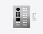 D2210V Flush-mount IP Video Intercom — Stainless steel V2A, brushed