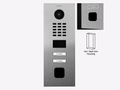 D2202FV EKEY sLine Surface-mount IP Video Intercom — Stainless steel V2A, brushed
