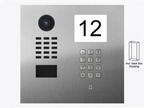 D2201IKH Surface-mount IP Video Intercom — Stainless steel V2A, brushed