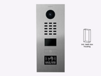 D2201TFV Fingerprint 50 Surface-mount IP Video Intercom — Stainless steel V2A, brushed