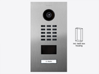 D2201V Flush-mount IP Video Intercom — Stainless steel V2A, brushed