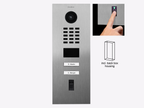 D2202FV Fingerprint 50 Flush-mount IP Video Intercom — Stainless steel V2A, brushed