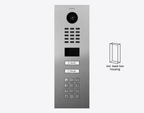 D2202KV Flush-mount IP Video Intercom — Stainless steel V2A, brushed